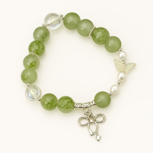 COSVEA "Celestial Butterfly" Pendant Beaded Bracelet