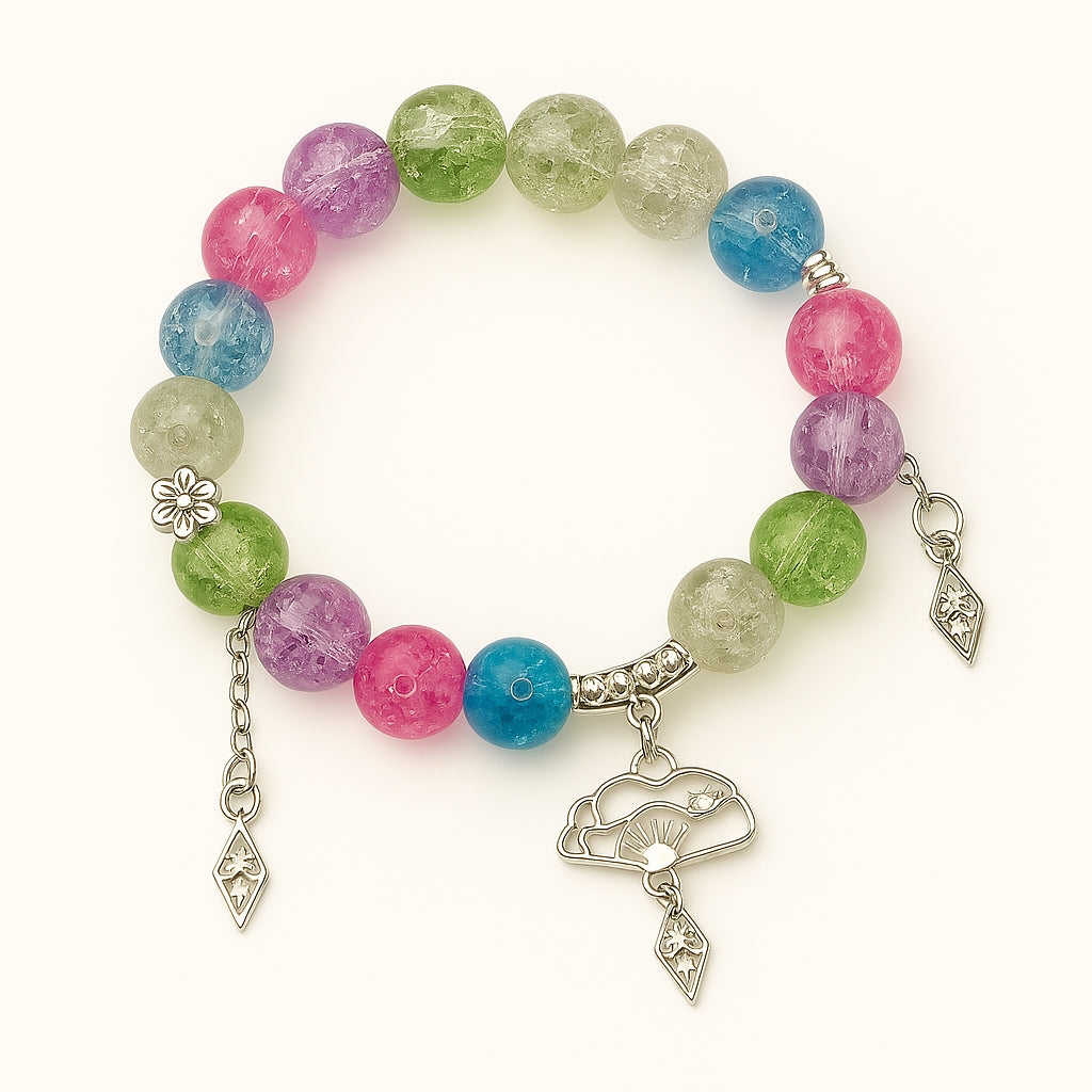 COSVEA “Dreamscape Drops” Charm Beaded Bracelet