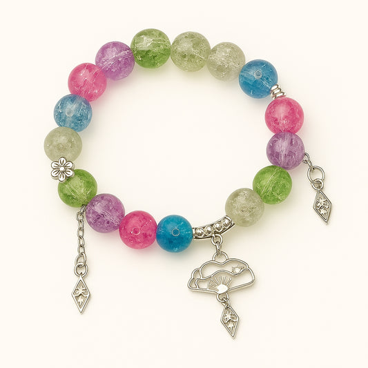 COSVEA “Dreamscape Drops” Charm Beaded Bracelet